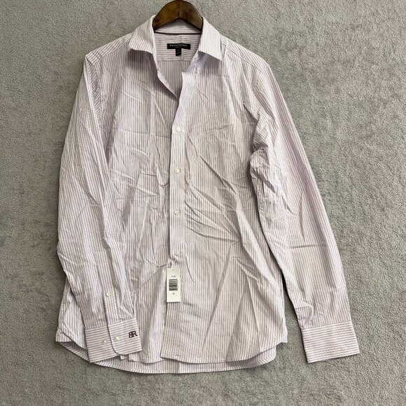 NEW Banana Republic Men's M Slim Fit Striped Button-Down Shirt - Picture 2 of 7